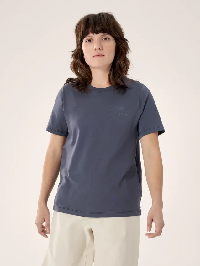 Dámské tričko Kragg SL Cotton Emblem Crew Shirt SS