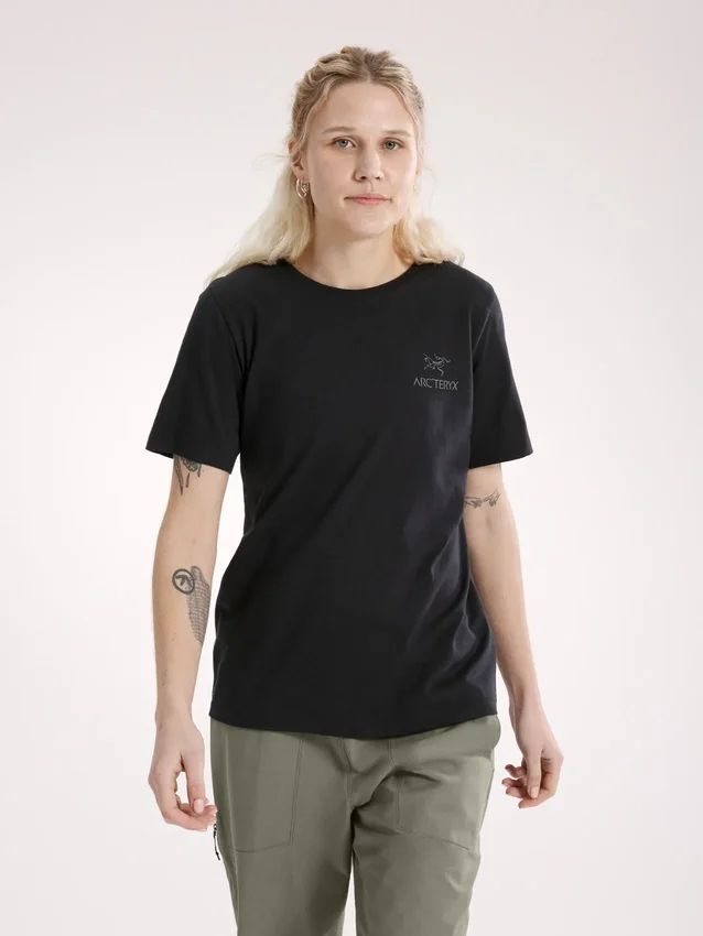 Dámské tričko Kragg SL Cotton Emblem Crew Shirt SS