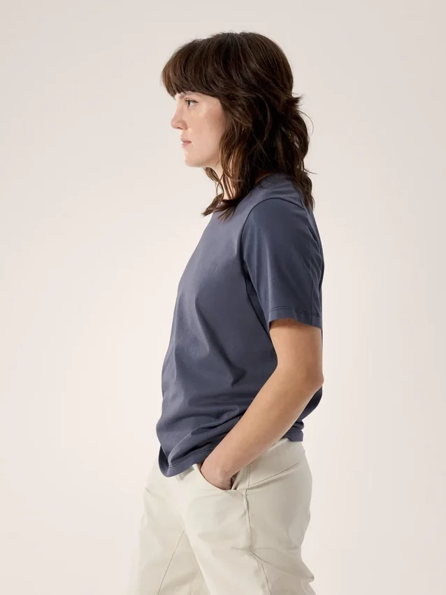 Dámské tričko Kragg SL Cotton Emblem Crew Shirt SS
