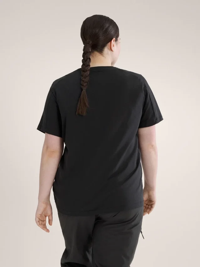 Dámské tričko Kragg SL Cotton Emblem Crew Shirt SS